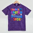 Kindergarten Graduate Kindergarten Class Of 2026 Graduation Mineral Wash Tshirts Mineral Purple