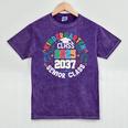 Kindergarten Graduation Class Of 2025 Senior 2037 Class Mineral Wash Tshirts Mineral Purple