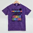 Kindergarten Graduation Graduate 1st Grade Here I Come Kids Mineral Wash Tshirts Mineral Purple
