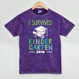 Kindergarten Graduation Graduate t Shirt 2018 Mineral Wash Tshirts Mineral Purple