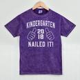 Kindergarten Graduation Shirt Nailed It 2018 Him Her Mineral Wash Tshirts Mineral Purple