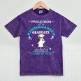 Kindergarten Graduation Shirts 2018-Proud Mom Tee Mineral Wash Tshirts Mineral Purple