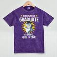 Kindergarten Graduation Shirts 2019 Shark Grad Toddler Mineral Wash Tshirts Mineral Purple