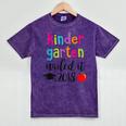 Kindergarten Nailed It 2018 Class Graduation T-Shirt Mineral Wash Tshirts Mineral Purple