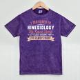 Kinesiology Major Student Shirt Graduation Mineral Wash Tshirts Mineral Purple