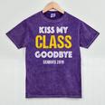 Kiss My Class Goodbye Shirt 2019 Graduation Shirt Mineral Wash Tshirts Mineral Purple