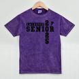 Lacrosse Senior Night Lacrosse Senior 2025 Graduation 29 Mineral Wash Tshirts Mineral Purple
