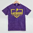 Lacrosse Senior Night Lacrosse Senior 2026 Graduation 20 Mineral Wash Tshirts Mineral Purple