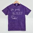 Last Day Of School Shirt For Teachers Graduation Mineral Wash Tshirts Mineral Purple