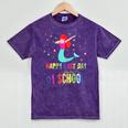 Last Day Of School T-Shirt Graduation 2018 Shirt Mineral Wash Tshirts Mineral Purple