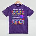 Last Days Of Kindergarten Graduation 2025 Graduate Boys Girl Mineral Wash Tshirts Mineral Purple