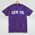 My Last First Day Senior 2023 Back To School Graduation 2023 Mineral Wash Tshirts Mineral Purple