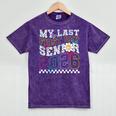 My Last First Day Senior 2026 Graduation Class Of 2026 Mineral Wash Tshirts Mineral Purple