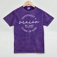 My Last First Day Senior 2026 Graduation Mineral Wash Tshirts Mineral Purple