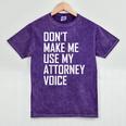 Lawyer Law School Graduation Attorney Men Women Mineral Wash Tshirts Mineral Purple