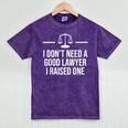 Lawyer Parent Dad Mom Law School Graduation Mineral Wash Tshirts Mineral Purple