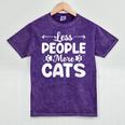 Less People More Cats Introvert's Dream Tee Mineral Wash Tshirts Mineral Purple