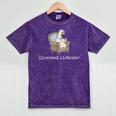 Licensed Listener Goose School Graduation Mineral Wash Tshirts Mineral Purple