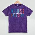 Licensed Nurse Injector Graduation Nurse Injector Mineral Wash Tshirts Mineral Purple