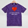 Life Was Simpler Back Then Nostalgia Retro Game Mineral Wash Tshirts Mineral Purple Life Was Simpler Back Then Nostalgia Retro Game Mineral Wash Tshirts Mineral Purple