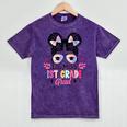 Lil Miss 1st Grade Grad Graduation Last Day Of 1st Grade Mineral Wash Tshirts Mineral Purple