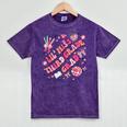 Lil Miss Third 3rd Grade Grad Graduation Last Day Girls Kid Mineral Wash Tshirts Mineral Purple