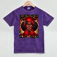 Little Miss Pre-K Grad 2026 Girl Preschool Graduation Mineral Wash Tshirts Mineral Purple