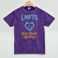 LMFT Graduation Licensed Marriage And Family Therapist LMFT Mineral Wash Tshirts Mineral Purple