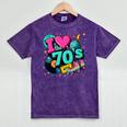 I Love The 70s Retro Cassette Roller Vinyl Disco Nostalgia Mineral Wash Tshirts Mineral Purple I Love The 70s Retro Cassette Roller Vinyl Disco Nostalgia Mineral Wash Tshirts Mineral Purple