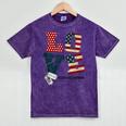 Love Coast Guard Mom Proud Coast Guard Graduation Mom Mineral Wash Tshirts Mineral Purple