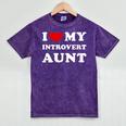 I Love My Introvert Aunt I Heart My Introvert Aunt Mineral Wash Tshirts Mineral Purple I Love My Introvert Aunt I Heart My Introvert Aunt Mineral Wash Tshirts Mineral Purple