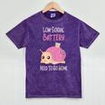 Low Social Battery Cute Snail With House Introvert Cozy Home Mineral Wash Tshirts Mineral Purple Low Social Battery Cute Snail With House Introvert Cozy Home Mineral Wash Tshirts Mineral Purple