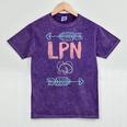 LPN Licensed Practical Nurse Graduation Nursing Nurses Week Mineral Wash Tshirts Mineral Purple