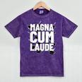 Magna Cum Laude Graduation Mineral Wash Tshirts Mineral Purple
