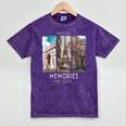Making Memories In Paris Photo Nostalgia Travel Humor Mineral Wash Tshirts Mineral Purple