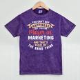 Marketing Major Student Shirt Graduation College Mineral Wash Tshirts Mineral Purple