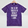 This Is My Master Of Socially Awkward Anti Social Introvert Mineral Wash Tshirts Mineral Purple This Is My Master Of Socially Awkward Anti Social Introvert Mineral Wash Tshirts Mineral Purple
