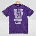 This Is My Master Of Socially Awkward Anti Social Introvert Mineral Wash Tshirts Mineral Purple This Is My Master Of Socially Awkward Anti Social Introvert Mineral Wash Tshirts Mineral Purple