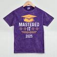 Mastered It 2025 Masters Degree Graduation Graduate Mba Mineral Wash Tshirts Mineral Purple