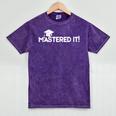 Mastered It MBA Graduation Shirt Him Her 2018 Mineral Wash Tshirts Mineral Purple
