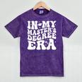 In My Master's Degree Era Graduation Master Degree Mineral Wash Tshirts Mineral Purple