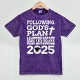Masters Degree Graduation 2025 Christian MSW MPH MBA Mineral Wash Tshirts Mineral Purple
