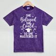 Masters Degree Graduation Art For Women Girl Masters Degree Mineral Wash Tshirts Mineral Purple