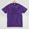 Master's Degree Graduation Graduate Mineral Wash Tshirts Mineral Purple