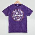 Master's Degree Graduation My Husband Mastered It 2024 Mineral Wash Tshirts Mineral Purple