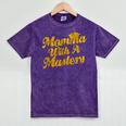 Masters Degree Graduation For Mom Wife Social Work MBA Mineral Wash Tshirts Mineral Purple