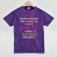 Masters Degree Graduation MPH Social Work Mineral Wash Tshirts Mineral Purple