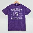 Masters Degree Graduation Shirt Mastered It For Him Her Mineral Wash Tshirts Mineral Purple