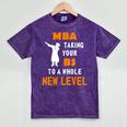 Masters Degree Graduation Shirt For MBA Grad Student Mineral Wash Tshirts Mineral Purple