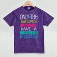 Masters In Education Degree Graduation Women MeD Mineral Wash Tshirts Mineral Purple